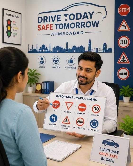 Driving instructor at Jalaram Driving School Ahmedabad
